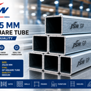 25×25 MM GP Square Tube Medium