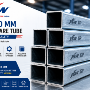 20×20 MM GP Square Tube Medium