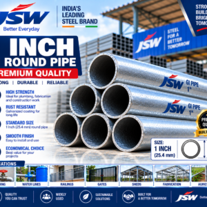 1 Inch GI Round Pipe