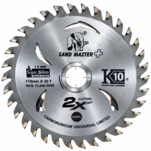 4 Inch Wood Cutting Blade – Sand Master Super Slim 30T TCT Saw Blade | 110mm