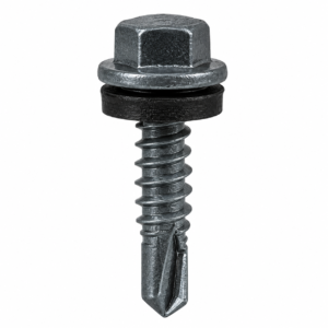 1 Inch Double Rust-Proof Coated Self Drilling Screw with Black Washer