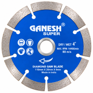 4 Inch Marble & Granite Cutting Wheel – Ganesh Super Diamond Saw Blade