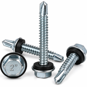 Self Drilling Screw 2 Inch with Black Washer
