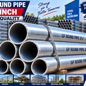 2½ Inch GP Round Pipe – Heavy Quality
