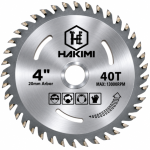 4 Inch Wood Cutting Blade – Hakimi 40T TCT Circular Saw Blade