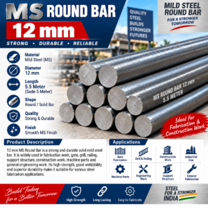 MS Round Bar 12 mm