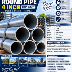 4 Inch Round Pipe