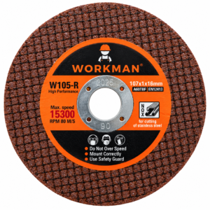 Workman 4 Inch Cutting Wheel – W105-R | High Performance Metal Cutting Disc