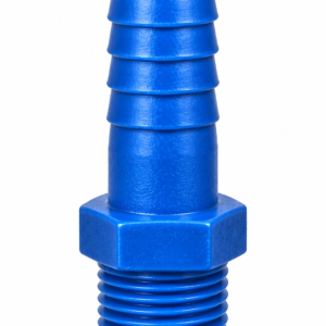 15 MM Plastic Male Threaded Hose Connector – Blue | Hose Nipple Adapter