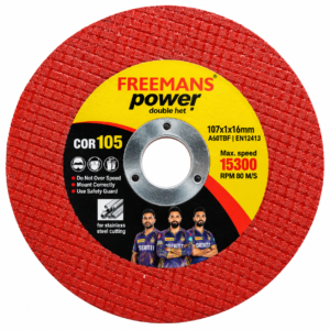 Freemans Power 4 Inch Cutting Wheel – Double Net | Heavy Duty Metal Cutting Disc